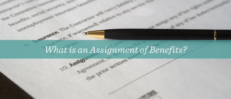 an assignment of benefits definition